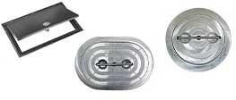 Aluminium, steel and stainless steel deck hatches